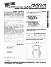 DataSheet MAX1281 pdf